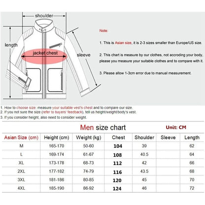 Men's Warm Zip-Up Padded Vest