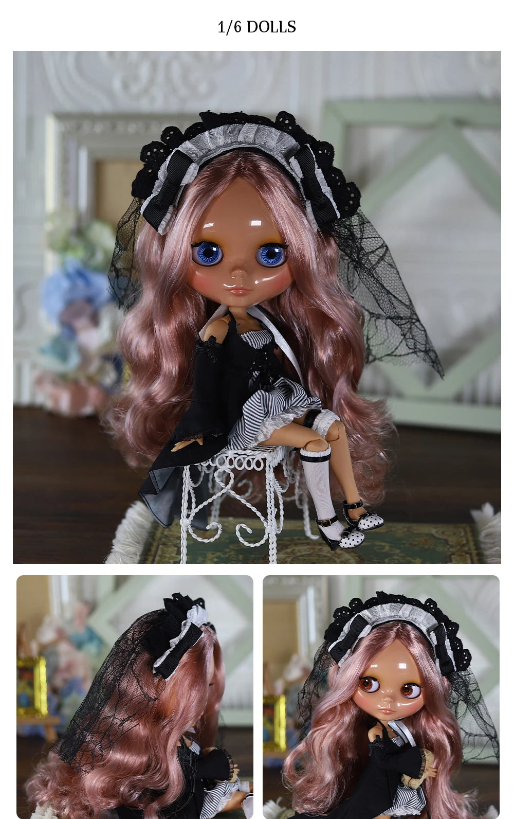 ICY DBS Blyth doll White Skin Glossy face Matte face Joint body with hand set A&B 1/6 bjd suitable diy makeup Special price