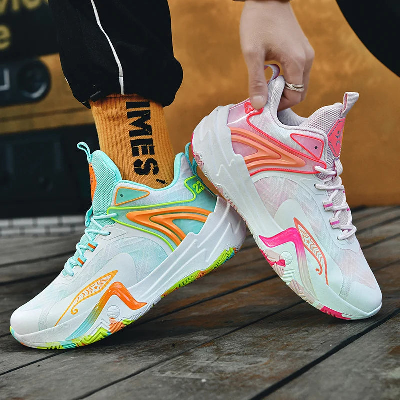 Men Basketball Shoes Women Unisex Unisex Outdoor Non-slip Trainer Light High Quality Athletic Sneakers Breathable Sports Shoes