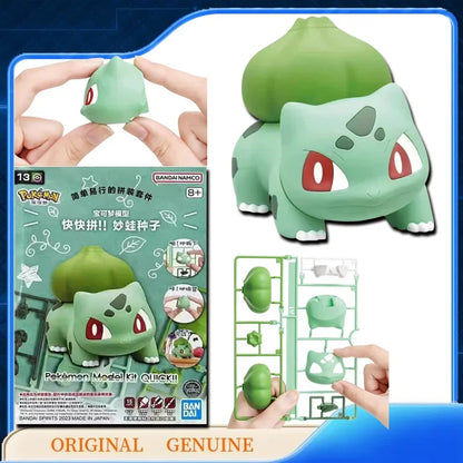 Bandai Original Genuine POKEMON MODEL KIT QUICK 1 21 22 23 Anime Action Figures Toys Kids Gift Assembly Model Collect Ornaments