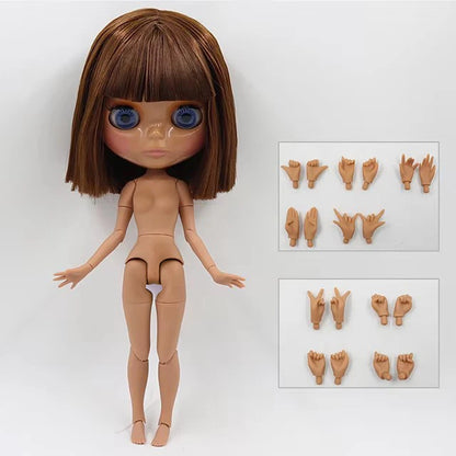 ICY DBS Blyth Doll 1/6 BJD Joint Body White Skin Tan Skin Dark Skin Matte Face Nude Doll 30cm Anime Toy Girls Gift