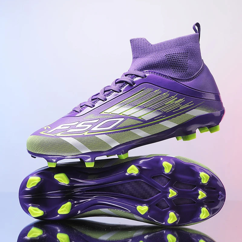 New Men Football Boots Non-Slip Boys Grass Cleats High-quality Match Soccer Shoes Hot-selling Sneakers Outdoor High-top Light
