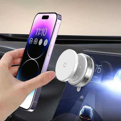 Vacuum Magnet Bracket Upgraded Version Multi-angles Adjustment Strong Magnetic Suck Design Foldable Car Navigation Phone Holder
