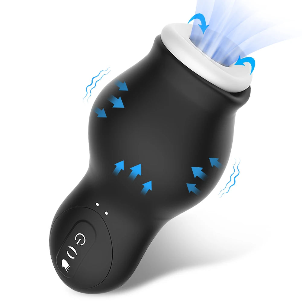 Automatic Masturbator Cup Sucking Male Penis Pumps Blowjob Machine Pussy Glans Stimulator Vibration Waterproof Adult Sex Toy