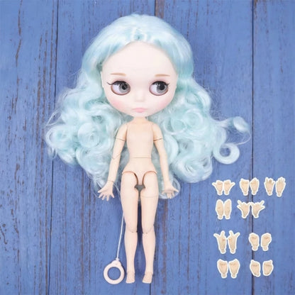 ICY DBS Blyth doll White Skin Glossy face Matte face Joint body with hand set A&B 1/6 bjd suitable diy makeup Special price