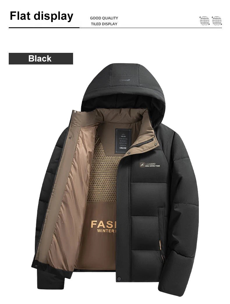 Men's Thick Hooded Winter Jacket