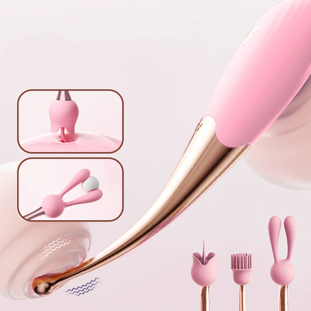 10 Frequency Vibrators G Spot Vibrator Powerful Lick Clitoris Nipple Stimulator Masturbator Massager Adult Sex Toys for Women