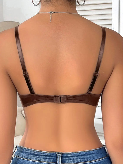 fashionable sexy push-up bra U-shaped multi-wear bralette with invisible backless underwear underwire padded Lingerie