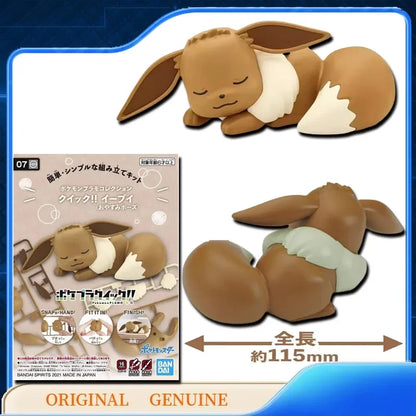 Bandai Original Genuine POKEMON MODEL KIT QUICK 1 21 22 23 Anime Action Figures Toys Kids Gift Assembly Model Collect Ornaments