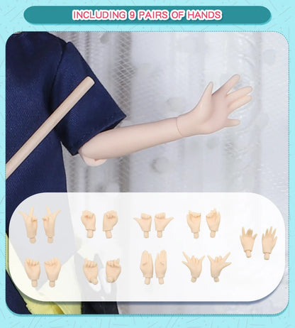 ICY DBS Blyth doll White Skin Glossy face Matte face Joint body with hand set A&B 1/6 bjd suitable diy makeup Special price