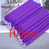 100/500pcs Eyelash Cleaning Brush Lash Extension Micro Cotton Swab Individual Eyelashes Microbrush Beauty Makeup Clean Remover