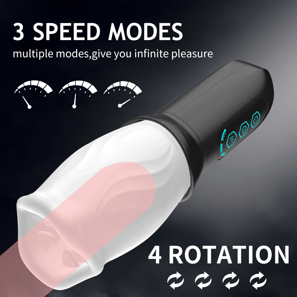 Automatic Male Masturbator Vibration Blowjob Sucking Machine Silicone Vagina Masturbation Cup Sex Toys Adult Goods for Men