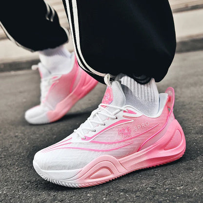 Men Basketball Shoes Unisex High Quality Sneakers Women Light Sports Shoes Outdoor Unisex Breathable Athletic Trainer Non-slip