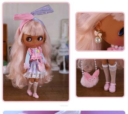 ICY DBS Blyth Doll BJD Joint Body dark Skin Set 1/6  30cm Girl  Gift Anime SD