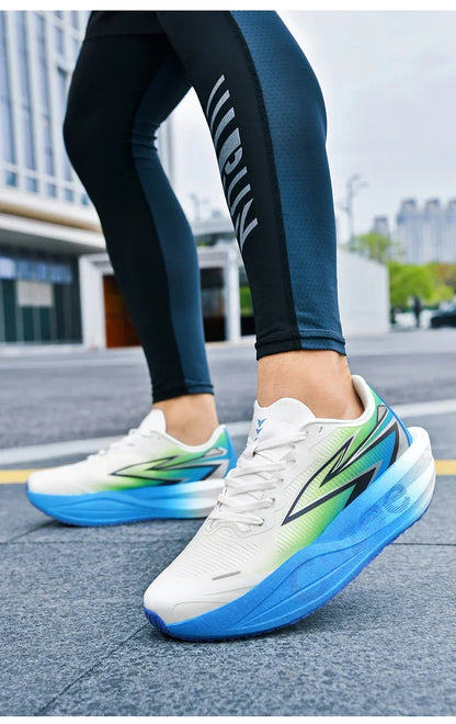 Men's Running Shoes Outdoor Sneakers Breathable Mesh Off-road Luxury shoes Trainer Shoes Couple Cushioning Race Non-Slip Fashion