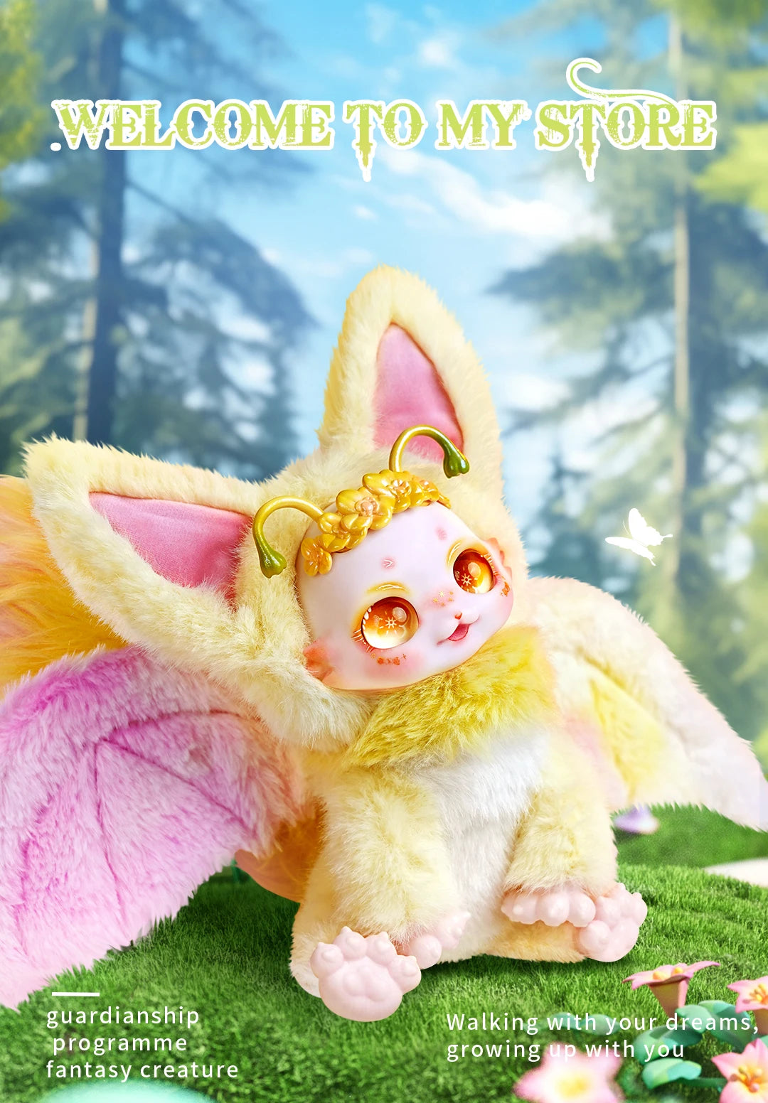 ICY DBS Dream Fairy MayTree OB11 Plush Doll Skeleton Joint Toy Mysterious Surprise Gift Plush Collection Kawaii Toy Gift