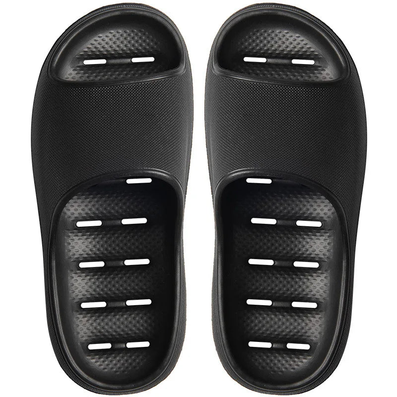 Men's Quick-Drying Anti-Slip Bath Slippers Summer Indoor Home Eva Couple Shower Slippers Anti-Odor Bathroom Sandals