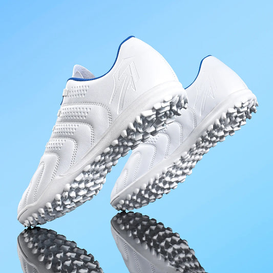 Adult TF Turf Football Cleats High‑Top Shock Absorbing Rubber Stud Sole PU Upper For Outdoor Artificial Grass Matches