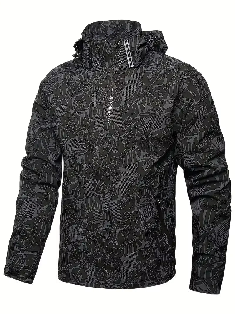 Men's Casual Zip-Up Windbreaker