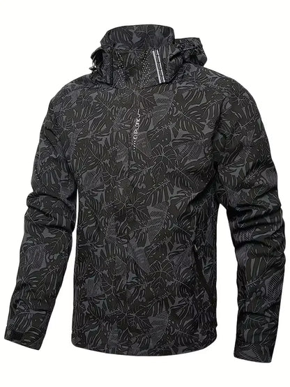 Men's Casual Zip-Up Windbreaker