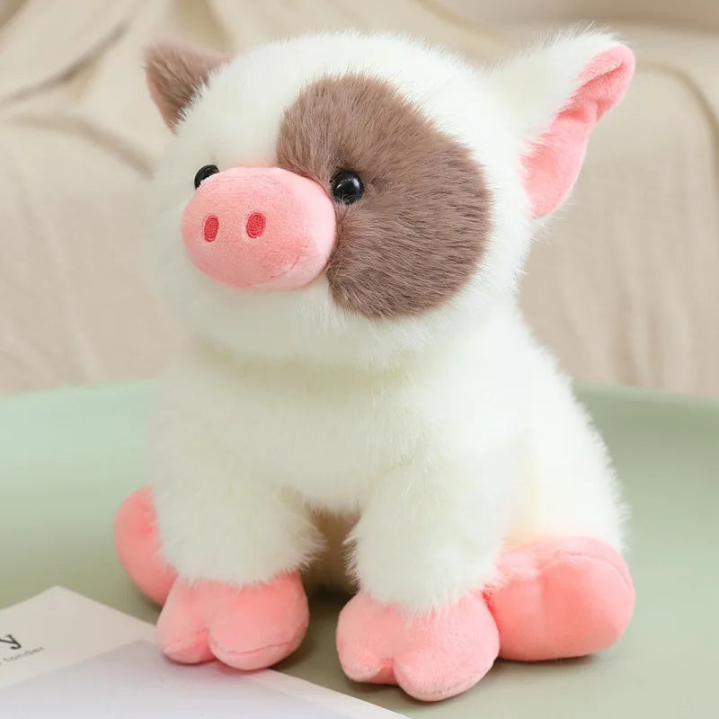 Puppy Kitten Starter Toy, Gentle Plush Pig - Ultra-Soft Bite-Sized Teething Toy, Safe for Small Breeds & Training Development