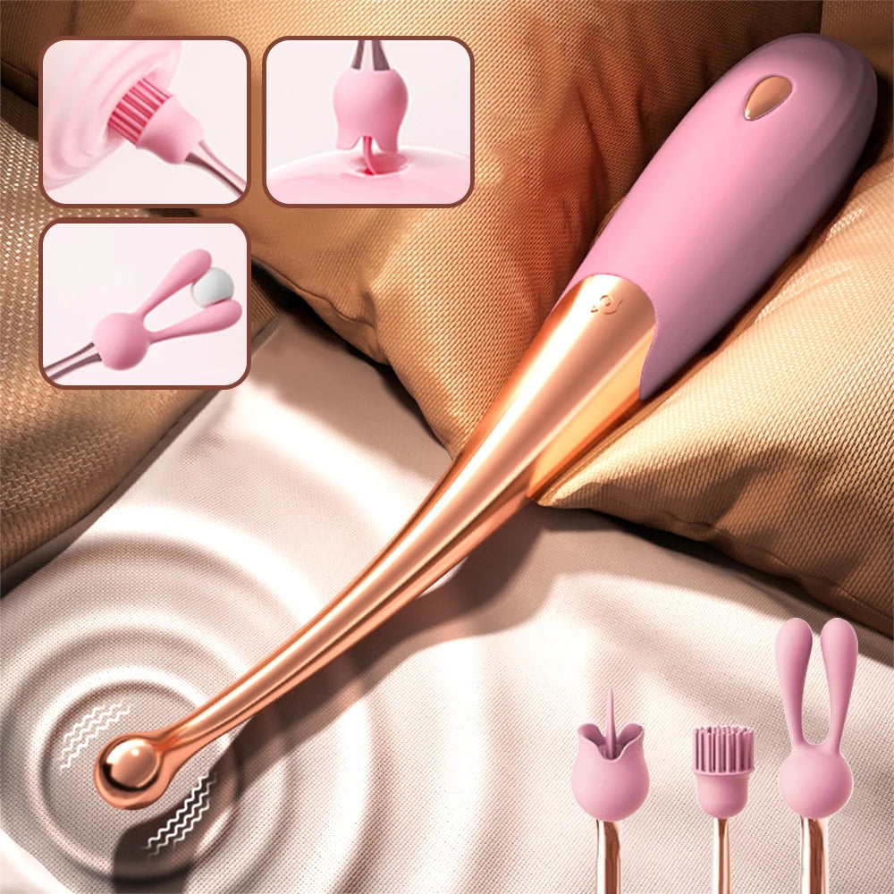 10 Frequency Vibrators G Spot Vibrator Powerful Lick Clitoris Nipple Stimulator Masturbator Massager Adult Sex Toys for Women
