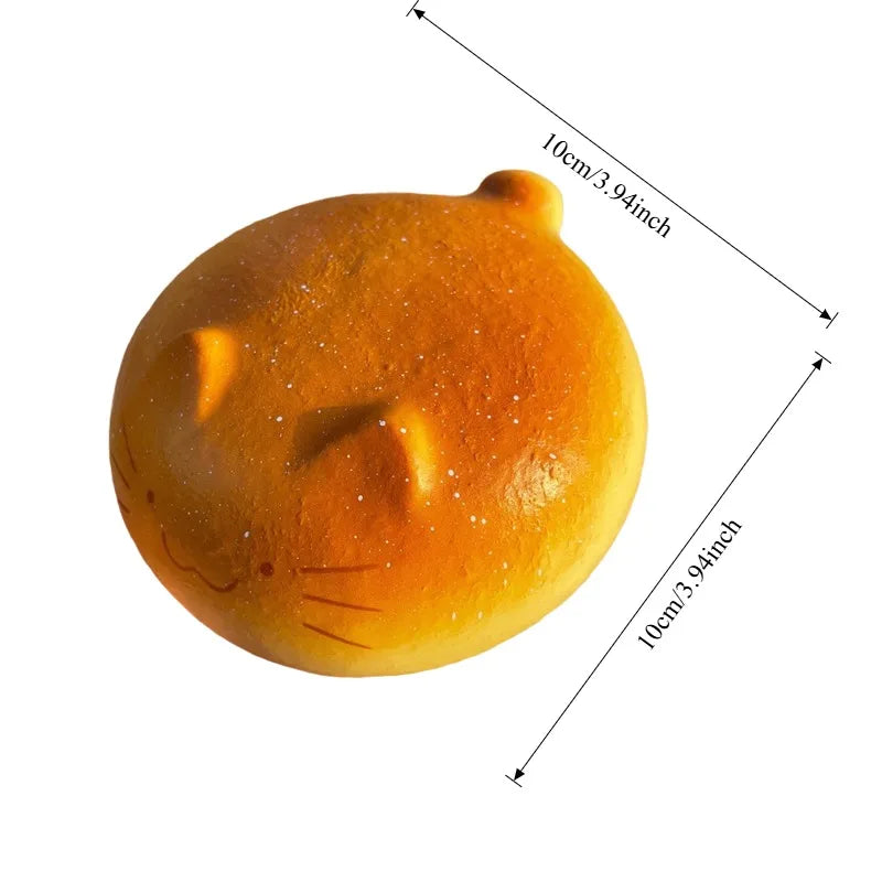 Cute Squishy Totoro Bread Fidgets Toys Soft Kitty Bread Venting Squeeze Toy Relieve Anxiety Anti Stress Toy for Adults Gift