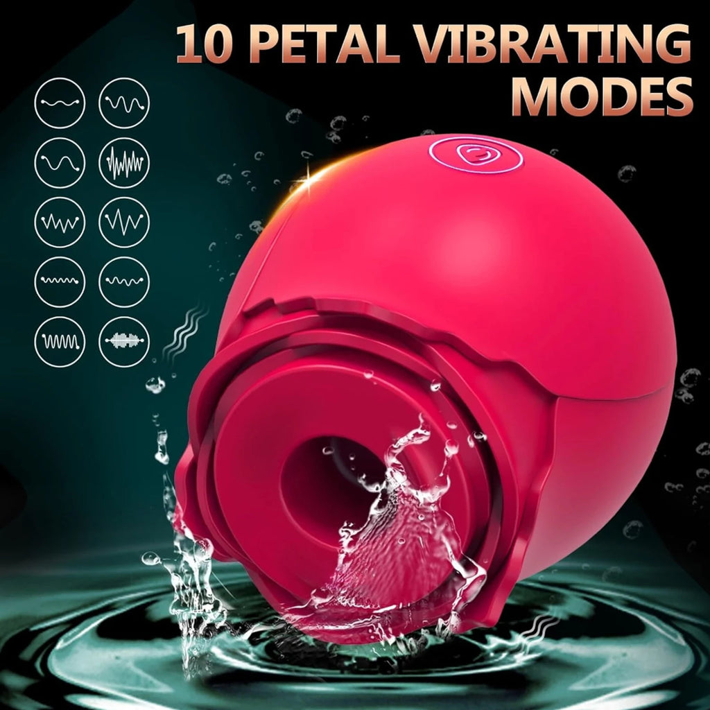 Powerful Sucking Vibrator for Women Vacuum Clitoris Stimulator Female Oral Nipple Clit Sucker Vibrating Adults Sex Rose-Toys
