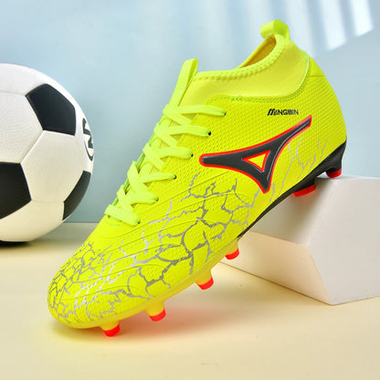 New Men Soccer Shoes Outdoor Adult Non-Slip Football Boots Futsal Cleats Sport Sport Comfortable Training Match Grass Ultralight