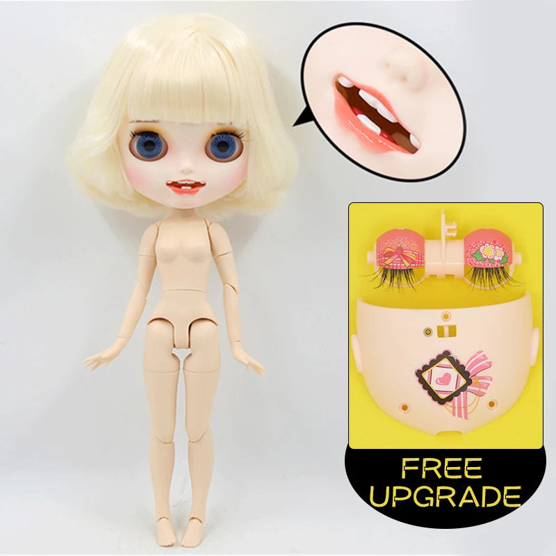 ICY DBS Blyth Doll 1/6 bjd ob24 toy joint body white skin custom doll customized face matte face 30cm toy girls gift