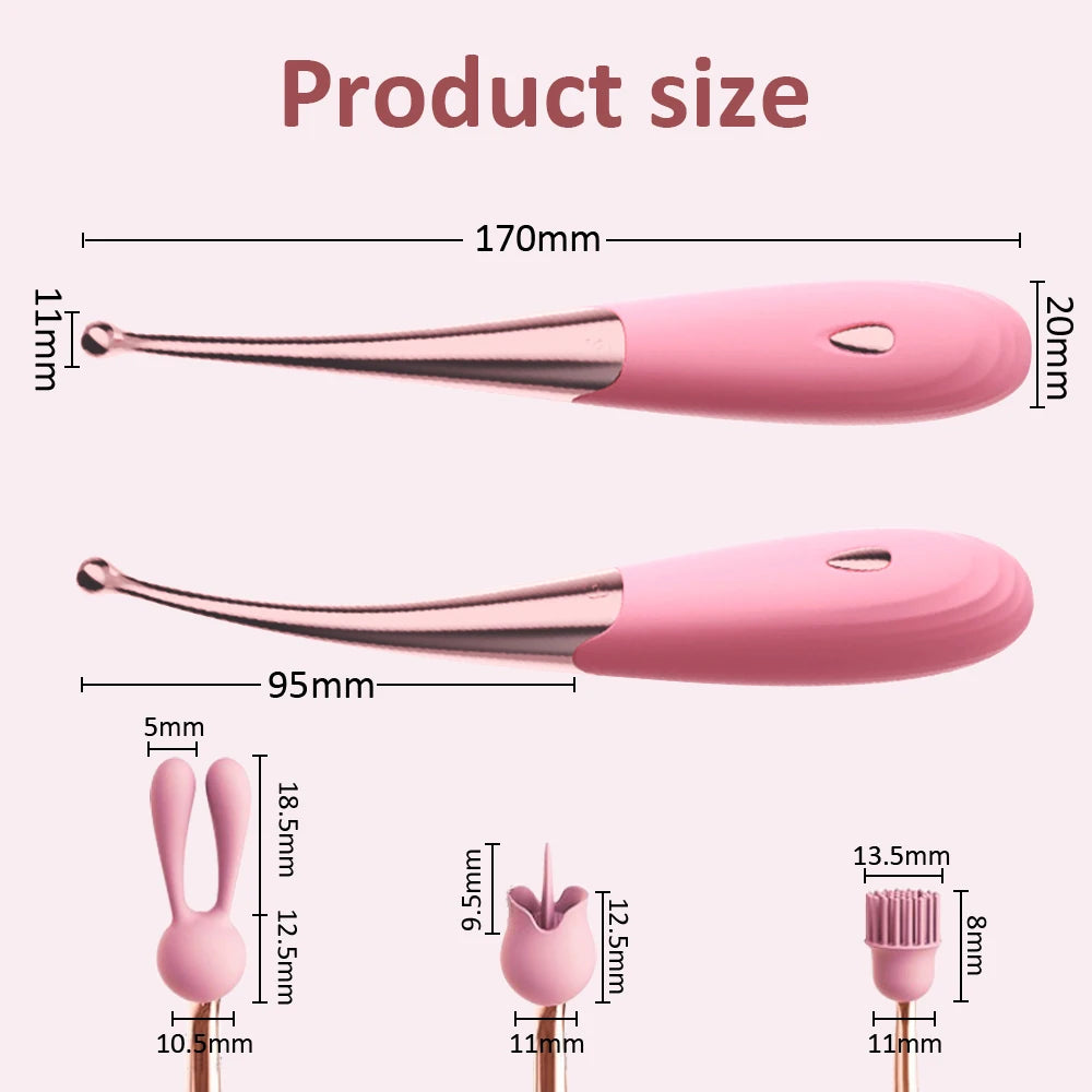 10 Frequency Vibrators G Spot Vibrator Powerful Lick Clitoris Nipple Stimulator Masturbator Massager Adult Sex Toys for Women