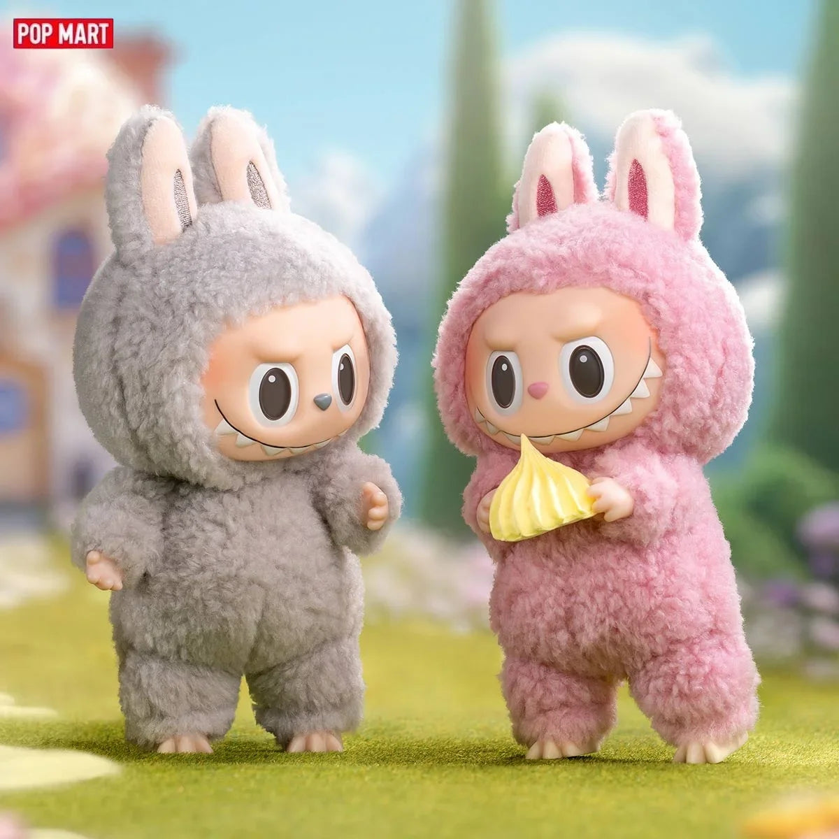LABUB 1.0 Sweet Macaron Series-POP MART: 100% Genuine Figure, Blind Box, Sweet Theme, Collecting/Gifting, Hot Trend!