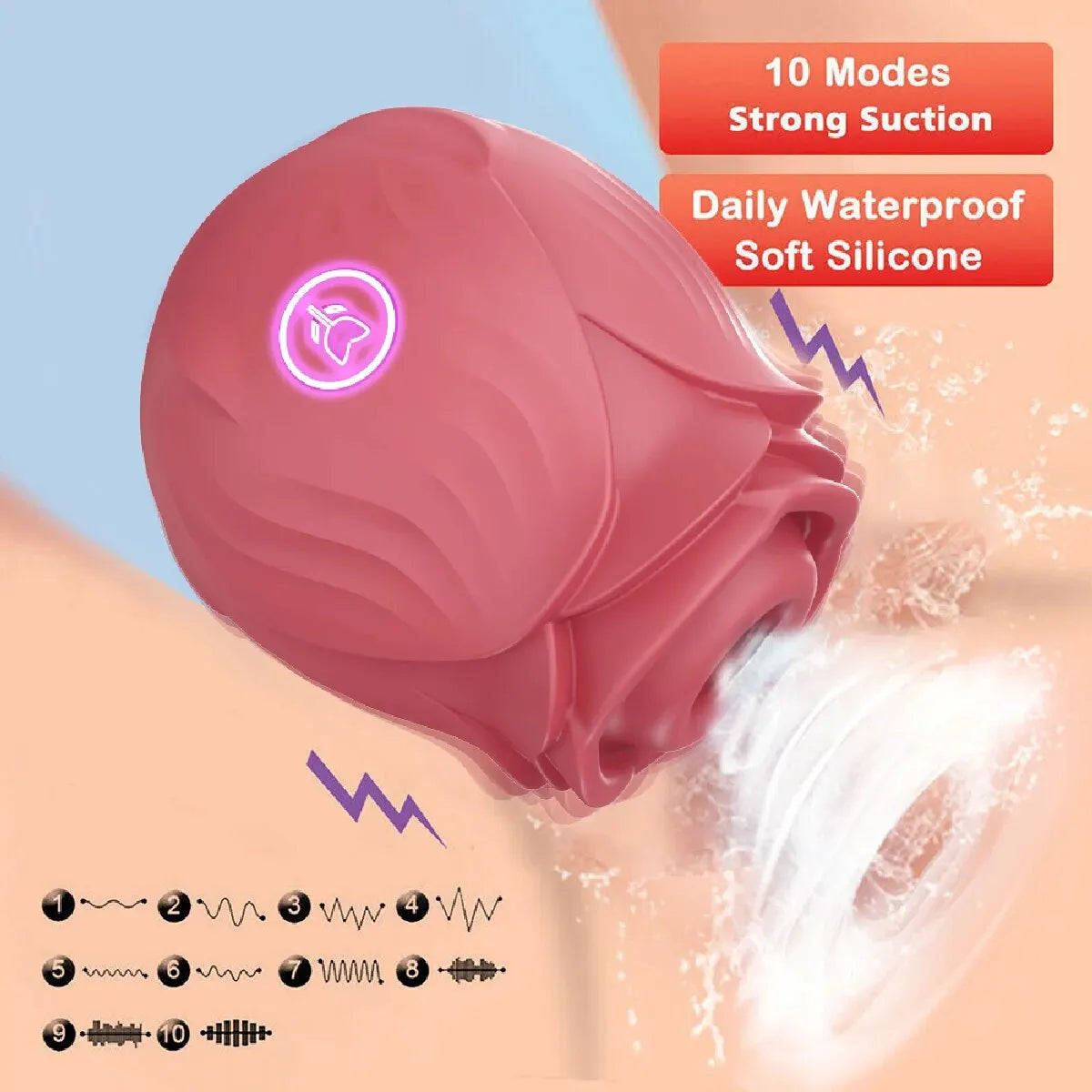 Rose Suction Personal Massager