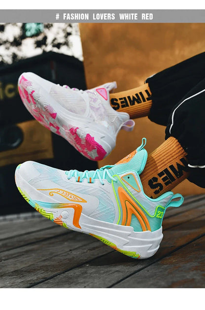 Men Basketball Shoes Women Unisex Unisex Outdoor Non-slip Trainer Light High Quality Athletic Sneakers Breathable Sports Shoes