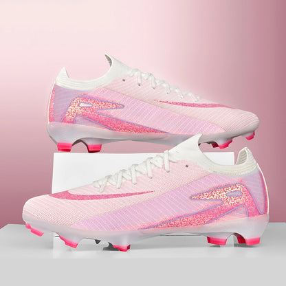 Men AG FG Football Cleats Soft PU Upper Reinforced Stud Structure For Adult Outdoor Lawn Football Match And Training