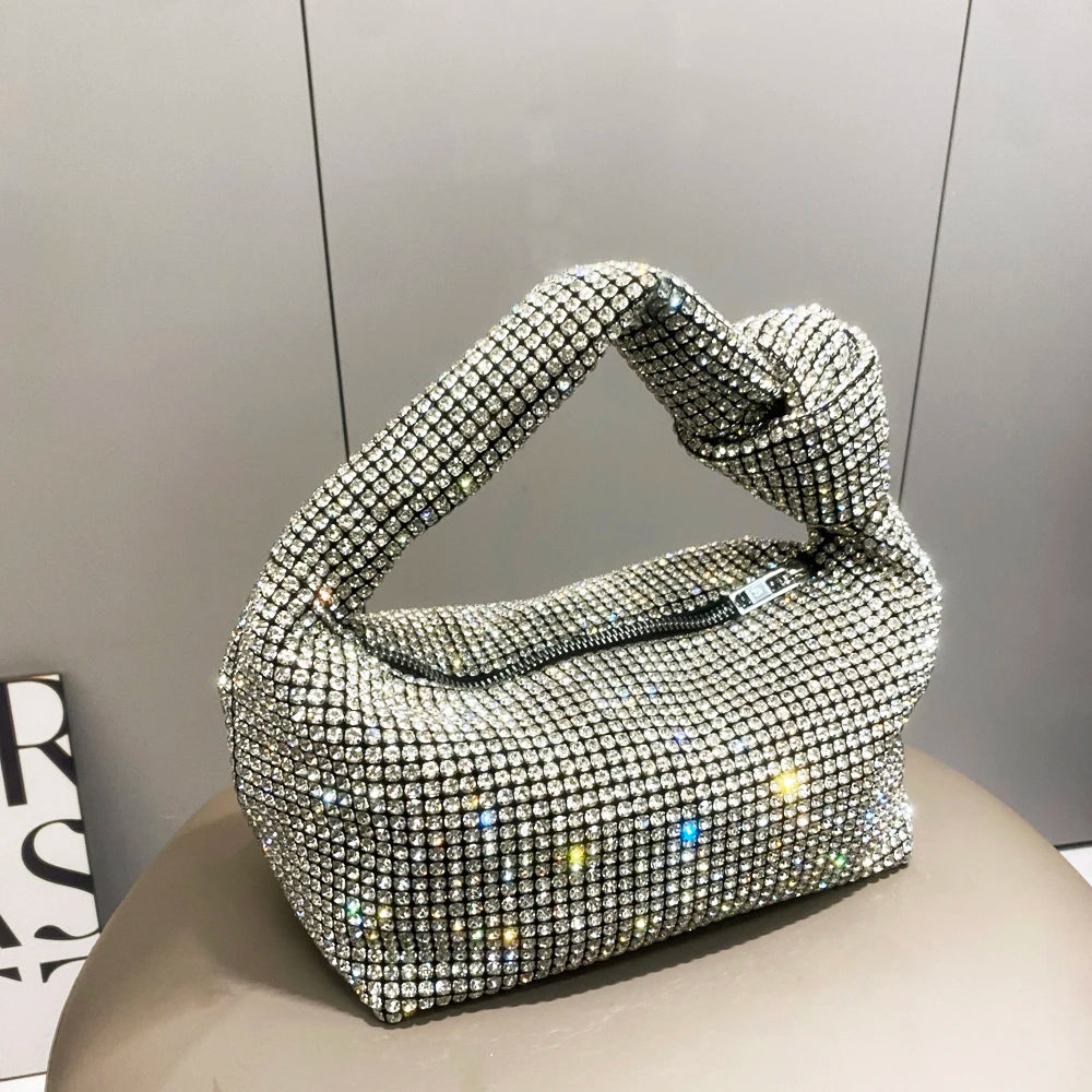Women's Crystal Rhinestone Evening Clutch Bag – Banquet & Party, 7 Colors