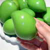 Handmade Crispy Mango Stress Ball Squeeze Toy, Color-Changing Mango Squishy Fidget Ball, ASMR Sensory Stress Relief Toy