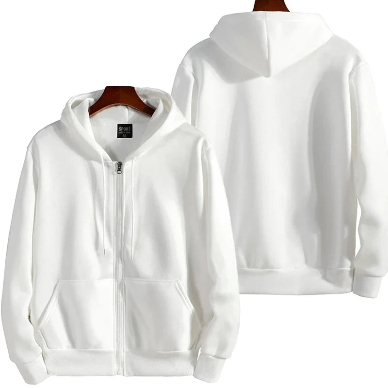 Men's Casual Zip-Up Hoodie