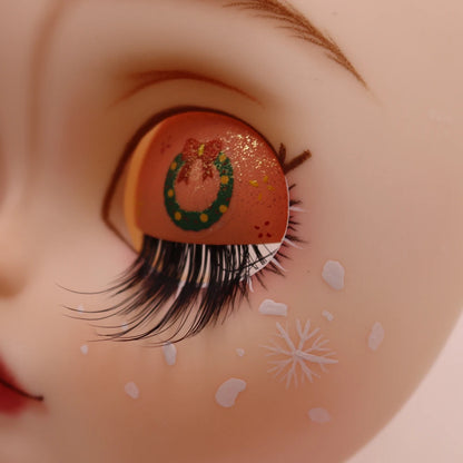 ICY DBS Blyth Baby Face DIY Matte Face Hand Painted Makeup Backplate and Screws