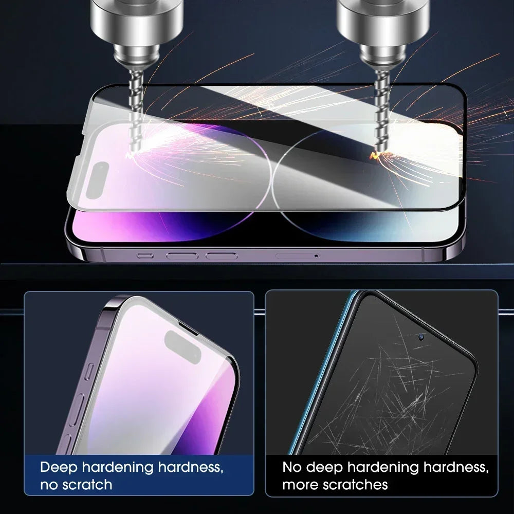 1-3Pcs HD Clear Glass Screen Protector for iPhone 16 17 Pro Max Tempered Glass Protection for iPhone 17/17Pro/17ProMax/17Air