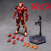 ZD Toys Iron Man Action Figure Mark 35 Red Snapper Iron Man MK 24 MK 22 MK 47 Tony Stark Ironman Figure Action Collect Toy Gift