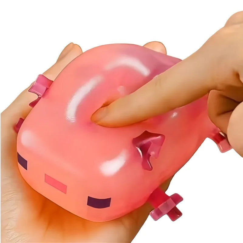Cute Salamander Fidget Squishes Mini Tabas Squishy Axolotl Squeeze Toy Release Emotions Squishy Toys Slow Rising Decompress Toys