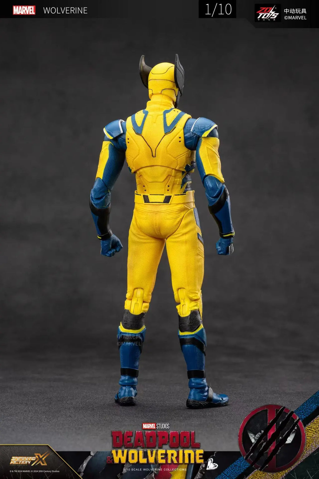 ZD Toys Deadpool & Wolverine Action figures Deadpool Boxed Wolverine  Collection Adult Action Figures Kids Toy