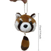 Red Panda Plush Backpack Cute Plushie Doll Women Crossbody Fur Soft Shoulder Bag for Camping Travel Party Female Birthday Gift