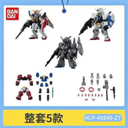Bandai Gashapon Mobile Suit Ensemble (MSE) Gundam RX-78-2 Strike Hi-Nu Wing Astray ZZ Barbatos Assemble Model Kit Toy