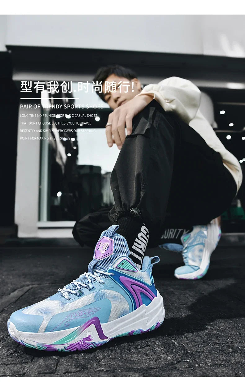 Men Basketball Shoes Women Unisex Unisex Outdoor Non-slip Trainer Light High Quality Athletic Sneakers Breathable Sports Shoes