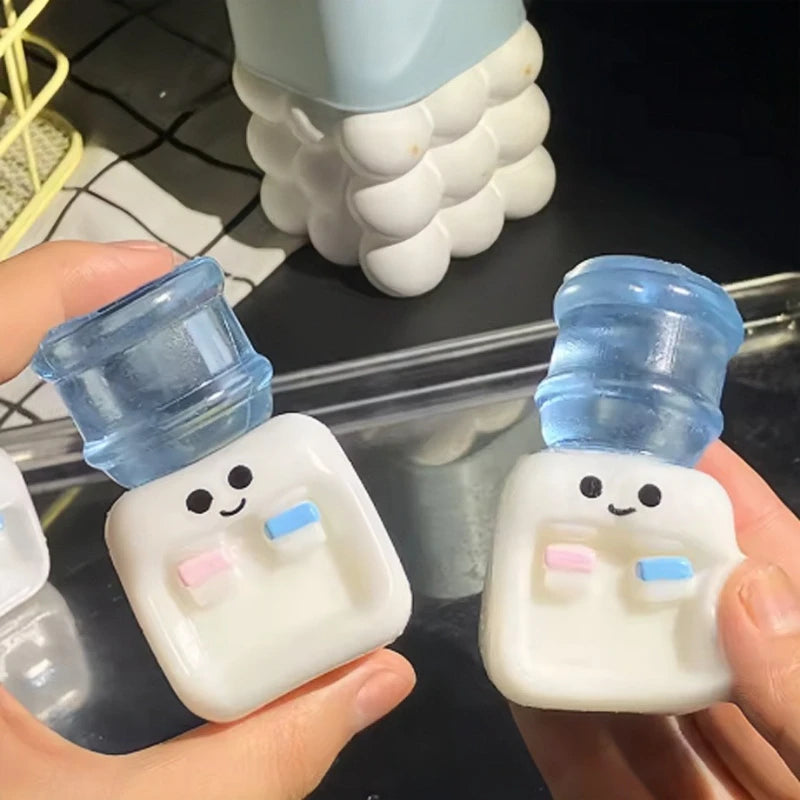 Squishy Water Dispenser Squeeze Toy Funny Stress Relief Decompression Fidget Toy for Adults and Friends Squeeze Anti Stress Toy