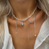 Minimalist Pearl Necklace for Women New Style Luxury Sensation Tassel Cold Tone Feng Shui Xiaomi Bead French Collar Chain