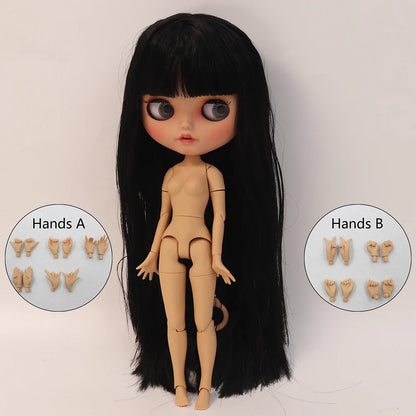 ICY DBS blyth doll 1/6 BJD Joint body Tan skin Matte Face 30cm on sale special price toy gift Anime Girl SD