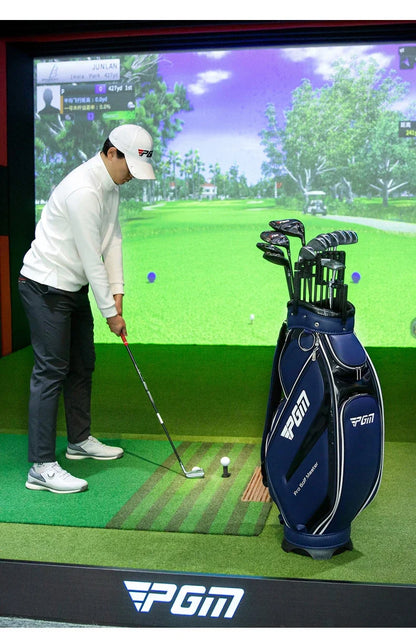 Golf Clubs Fixture Accommodate 9 Iron Holder Reduce Pole Head Collisions Adjustable Width Training Aids ZJ018